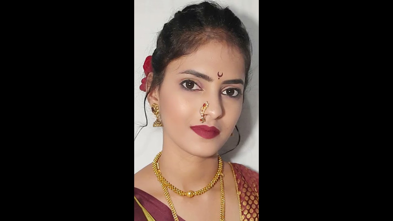 Marathi wedding bridal hairstyle images for girls/ Maharashtrian nauri  hairstyle ideas for girls/ - YouTube